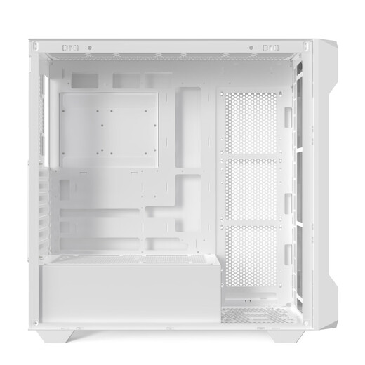 影驰风刃游戏办公台式电脑机箱白色（ATX/TYPE-C/快拆/兼容背插主板/显卡竖装/一体式跳线/零件盒）