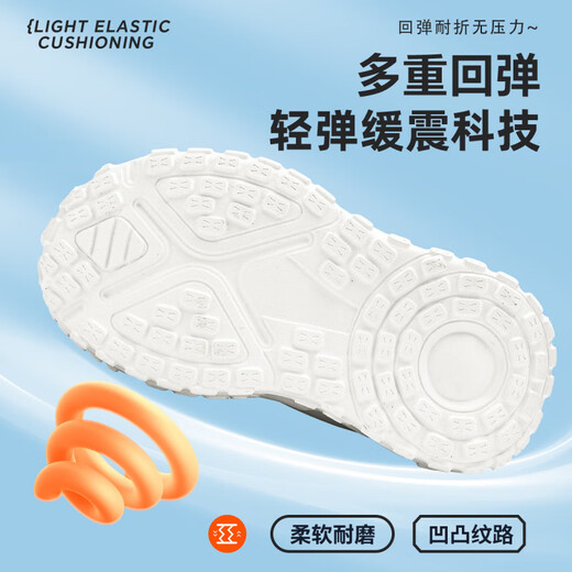 Big Mund Monkey Kindersportschuhe 2024 neue Jungenschuhe Mesh atmungsaktiven Laufschuhen mittelgroße Kinder Girls Anti-Rutsch weicher Sohle-Schuhe Dunkelblau (Sommer Single Net) 31 (geeignet für Fußlänge 19.3)