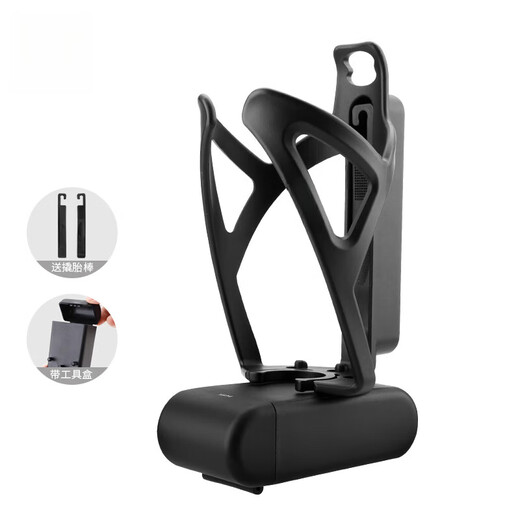 Yuanzu Bicycle Water Bottle Rack Mountain Bike Road Bike Universal Aluminum Alloy Water Cup Rack Cycling Equipment Accessories T1 Alloy Style - Black Free Tools + 2 Screws