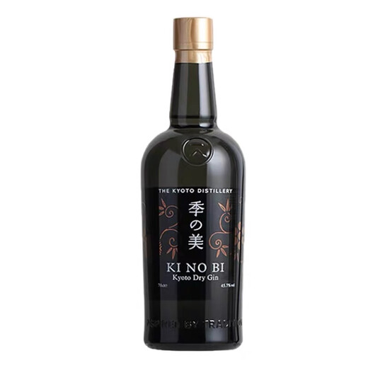 季之美（KI NO BI）金酒配制酒杜松子酒 日本进口洋酒 700ml 不带盒 季之美日本金酒 700mL