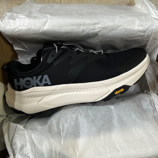 Hoka One OnTransport WAY RESISTANT SHIKing Shoes Showing Showing Sports Sports Sports 11153 Blanco y negro 1123153-BKLB Spot 40.5