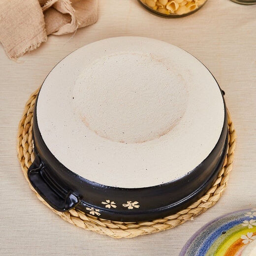 cocostyle原装万古烧陶瓷日式樱花彩虹煲仔饭火锅土锅砂锅 京红叶 8号 m3892 0ml
