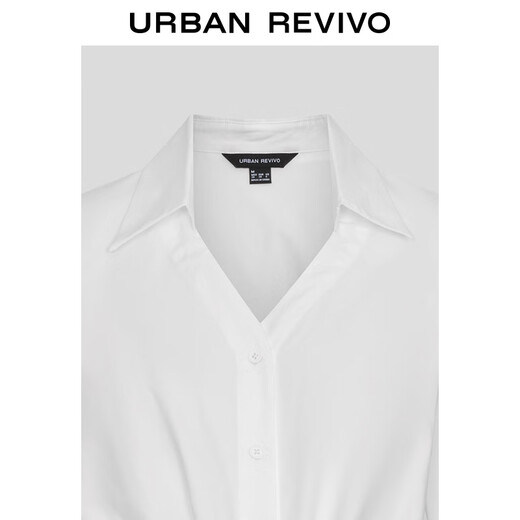 UR2025 new autumn women's fashion casual V-neck pleated blouse shirt UWM250097