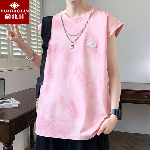 
Yu Zhaolin American sleeveless T-shirt in summer new fashion brand loose vest teenager casual gradient printed vest T 10512-9227 green XL about 100-120Jin [Jin equals 0.5 kg] can be worn