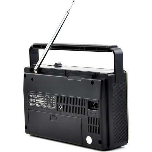 Tecsun R-304P portable pointer radio for the elderly, full-band desktop portable plug-in semiconductor broadcast radio, standard configuration + 2 AA batteries