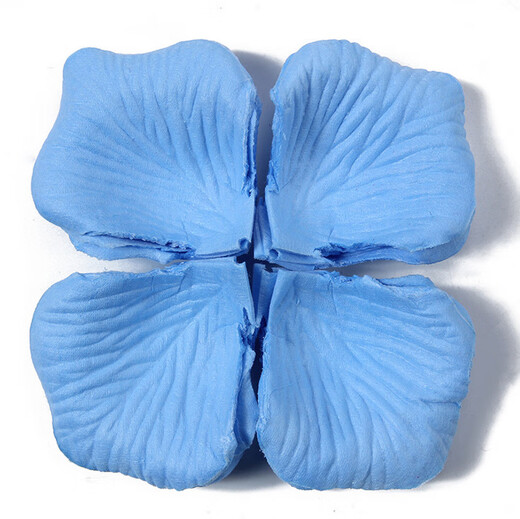 Creation Secret Simulation Rose Petals Wedding Confession Decoration Hand-Spreading Flowers Valentine's Day Proposal Making Romantic Wedding Room Decoration Supplies Light Blue 3 Packs (About 300 Pieces) Petals