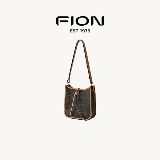 菲安妮（FION）2025新款包包女包单肩斜挎包百搭时尚通勤马鞍包七夕情人节礼物