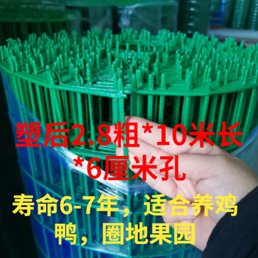 Ligao (LIGAO) fence Dutch net protective breeding net guardrail fence soft plastic 2.8 mm 1 meter high * 10 meters * 6cm aperture