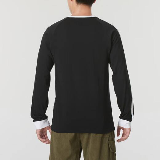 
Adidas official website T-shirt men's and women's summer couple's pure cotton solid color top round neck breathable lightweight casual sports long sleeves IA4877 XS