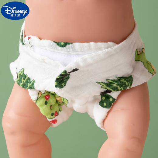Disney New Baby Gaze Windeln in den Sommer-A-Sommer-Waschbaby Atmungsabstimmung Gaze Windeln zufällige 5 Packs M-Code-3-9 Monate (10-20 Jin [Jin entspricht 0,5 kg]))