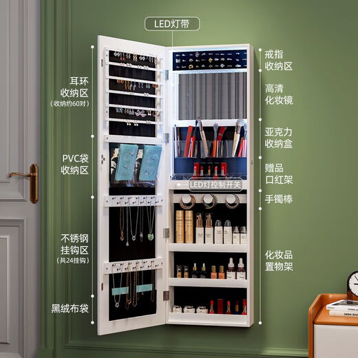 Miroir magique habillage de maison miroir de la lampe ménage miroir miroir à corps plein à corps mur mur suspendu bijouterie induction intégrée miroir miroir limité offre spéciale 6221 couleur noyer noir 108 haut