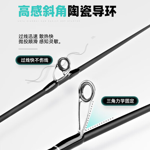 TAIGEK微翘马口竿微物路亚竿ul快调直柄1.68米纺车轮套装溪流白条翘嘴