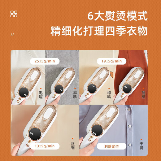 苏泊尔（SUPOR）手持蒸汽熨烫机家用小型家用挂烫机干湿两用迷你烫衣机便携式服装店烫衣服电熨斗 升级款EGH-902C