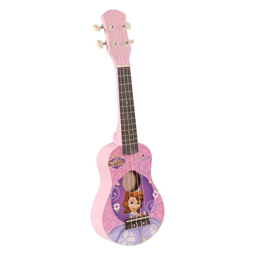 Han Qinxia Little Gitarre Children's Ukulele Anfänger-Mädchen-Studenten 21-Zoll-niedlichen hölzernen Musikinstrumenten Prinzessin Sofia 21 Zoll