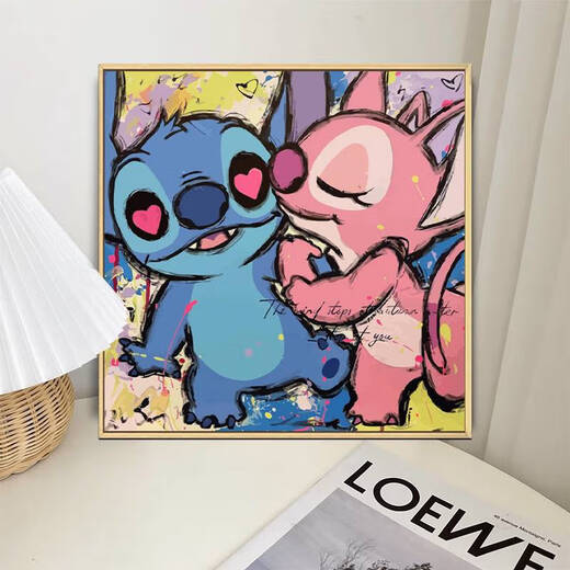 Yonghuan Digital Huile Painting Fill Color Painting Huile Paint Stichi Paindre décoratif Q7992 80 * 80cm Cadre intérieur + cadre extérieur décoratif