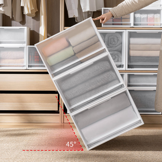 Cajero de almacenamiento de cajones de Yonghuan Armario de almacenamiento transparente Ropa ropa interior Ropa de plástico de plástico Almacenamiento de cajones 9226 Gabinete de cajón (38x30x19cm) Paquete único (rentable)