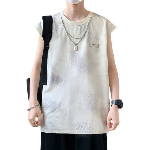 
nasawassup summer sleeveless T-shirt for boys, high school and junior high school students thin sports vest teenagers pink vest top 9227 purple (single vest) quality assurance L 90-110Jin [Jin equals 0.5 kg]