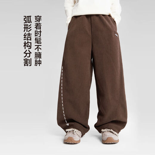 Zuoxi boys' fleece trousers to keep warm in winter 2025 new children's one-piece velvet corduroy trousers dark gray 150