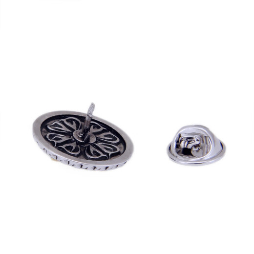 Shijun (Shijun) Herren Brosche Herrenkragen Pinanzug Brosche Anzug Brosche Retro Creon Platin Platin Platinum Brosche + Cufflink Set