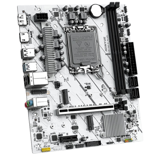 Jingyue H610/B760 motherboard CPU set 1700-pin DDR4/DDR5 memory desktop computer gaming motherboard Core i3 12100F/i5 12400F/12600KF Jingyue H610M D PLUS motherboard with i3 12100