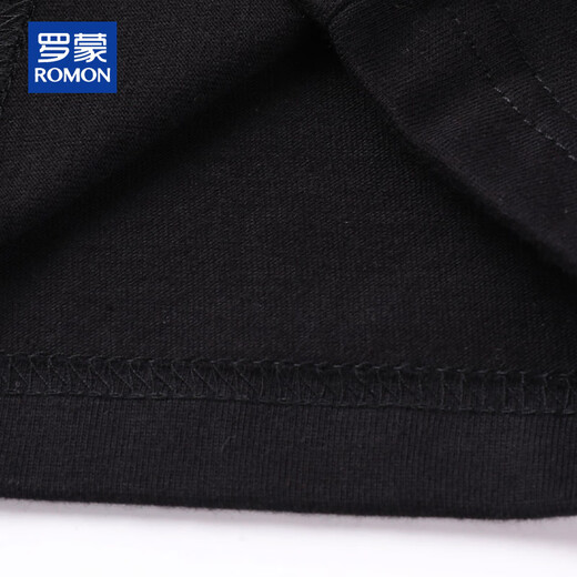 ROMON sweatshirt men's spring and autumn pure cotton loose long-sleeved T casual fashion autumn coat outer tower pullover bottoming shirt clothes men's clothing