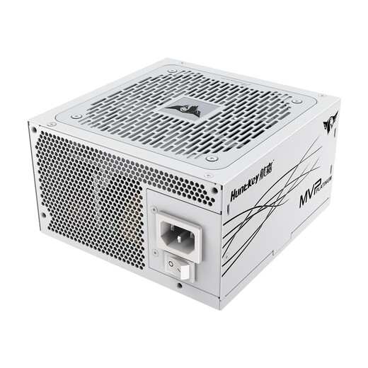 Huntkey MVP P850 white platinum 850W power supply (ATX3.1/80PLUS platinum full model/native PCIe5.1/fan start/stop/delayed cooling)
