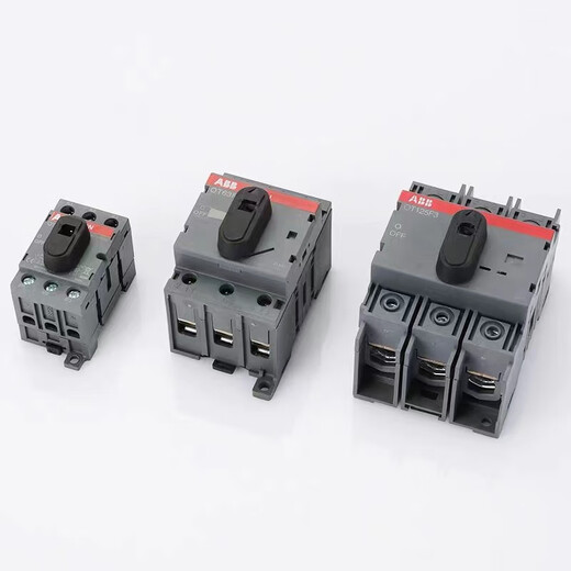 Yue Changsheng ABB isolation switch OT series isolation switch OT125F3 3-pole base plate and DIN rail installation