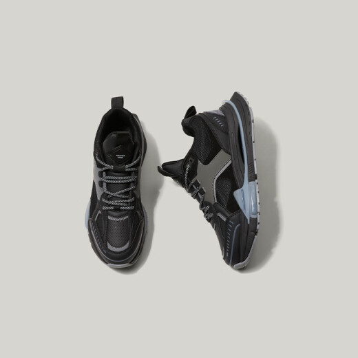 Daniel Hechter [gleiches Modell in Einkaufszentrum] Herrenweiche Atmungsschuhe Klassische Sport und Freizeit dicke Sohle Schuhe HC12108 Black 39