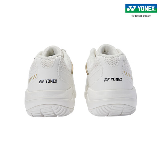 YONEX/Yonex SHB470CR 25 new breathable shock-absorbing anti-slip badminton shoes for men and women yy white/gold 42 (it is recommended to choose one size larger for those with wider feet)