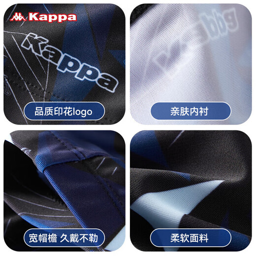 Kappa swimming cap for men and women, cloth cap that does not strangle the head, long hair, adults with face, small professional ear protection hat