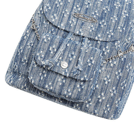 Champion US Champion 2025 Nouveau sac à dos pour les femmes et les hommes Fashion sportive décontractée Dundo Bag 25fwp06 Bleu moyen