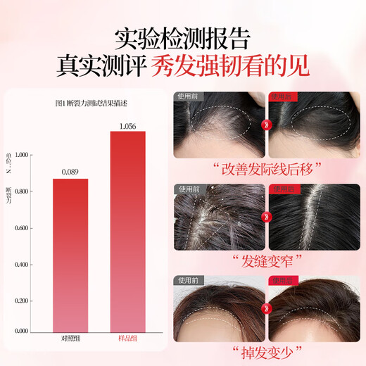霸王女士防脱发洗发液750ml（防脱洗发水 柔顺滋养洗发露 洗头膏）