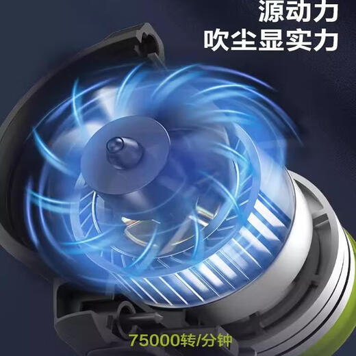 接运猫威克士无线强力吹尘枪WU093小型锂电工业吹风机吹灰尘除尘鼓风机 吹尘枪+锤093+3884.0双电快充