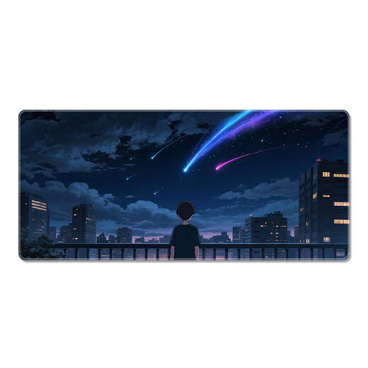 
Three-color cat 2D anime mouse pad super large boy e-sports game women laptop keyboard desk mat anti-slip e-sports smooth lock edge anti-slip custom larger and thickened 15261 skin-friendly and smooth precision lock edge 80 cm x 30 cm x 5 mm