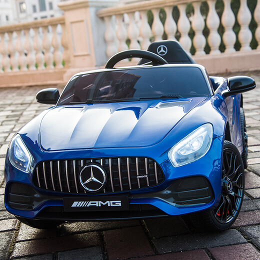 
FUERBAO (FUERBAO) Mercedes-Benz authorized children's electric car four-wheeled car with remote control toy car to sit and give gifts to children's car. Painted four-wheel drive red + hydraulic door + leather seat + soft tire