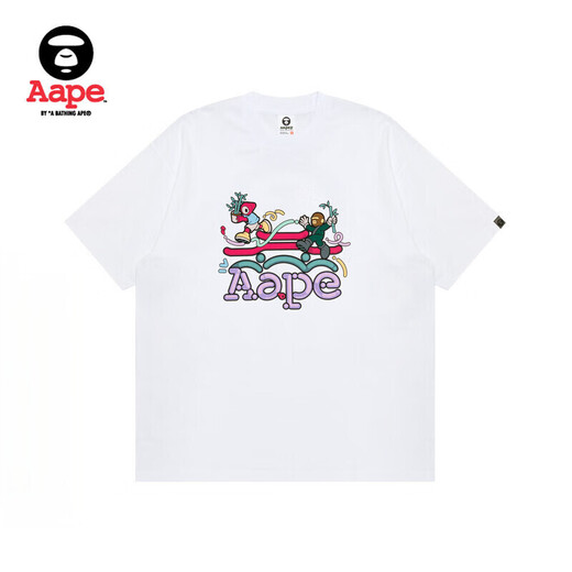 
AAPE joint Ksaner men's clothing spring and summer Chengdu city series short-sleeved T-shirt 9734XXO WHX/white XL single size