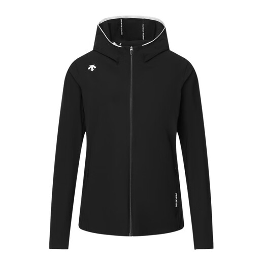 迪桑特（DESCENTE）WOMENSTRAINING系列简洁纯色针织运动上衣外套夹克女款 WT-WHITE S