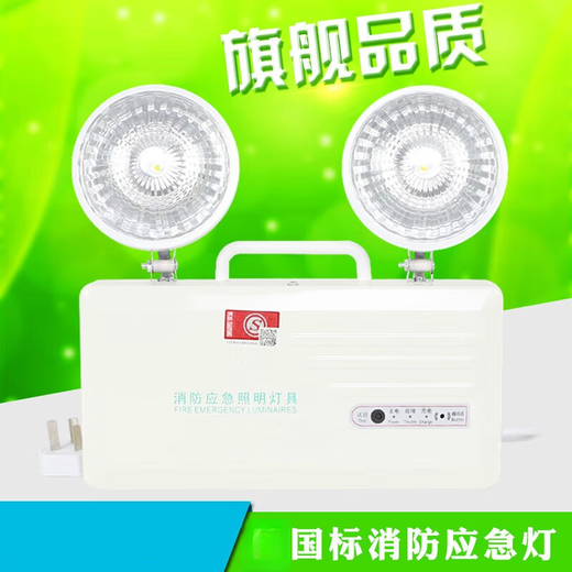 Yilin national standard fire emergency light LED safety exit sign evacuation light two-in-one rechargeable emergency lighting standard (safety exit) emergency 90 minutes