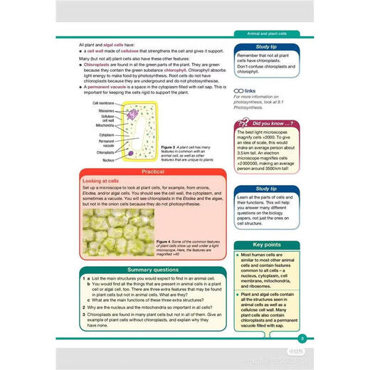 牛津OXFORD国际版AQA IGCSE生物Biology (9201) 真题笔记教材课件备考电子资 P1真题