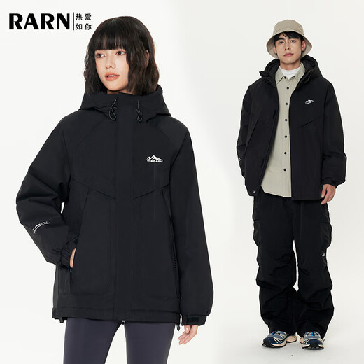 RA&RN/热爱如你 秋冬7防面料防水防风棉服运动软壳外套夹克男女同款