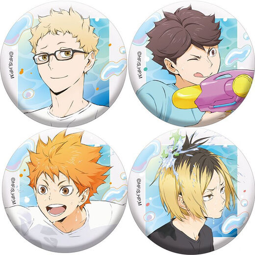 Jingmeido Volleyball Boy Anime Peripheral Tin Palm Badge Two Dimension Hinata Shoyang Tsukishima Holol Claw Grinding Pendant 12240 Badge-Volleyball Boy 58mm Laser Badge [Homemade