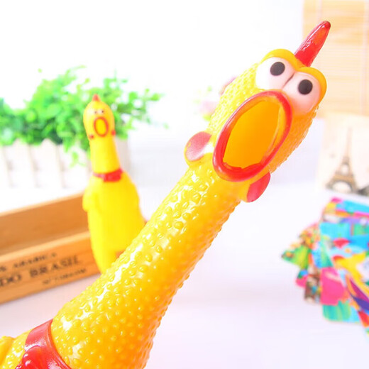 Screaming Chicken Screaming Chicken Dog Resistant Bite Toy Chicken Desperate Fighting Chicken Pet Sounds Single Pack Screaming Chicken Single Pack