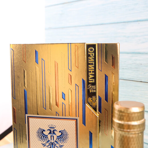 Polar Double-Headed Eagle Vodka Belarus Radamir Distillery Vodka Original bottle of imported foreign wine Blending base liquor Gift Polar Double-Headed Eagle Gold Label 52 degrees 500ML