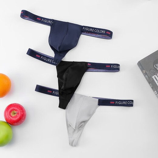 Ttpmer Herren schmaler Edge Tanga Nylon niedrige Taille Sexy Stil schwarz M 80-100jin [Jin ist gleich 0,5 kg]