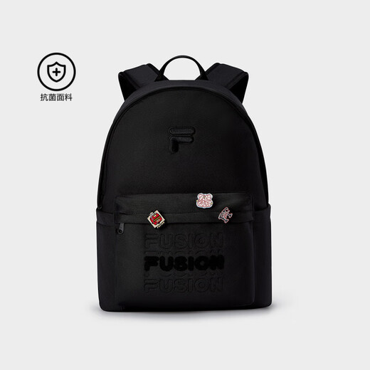 FILA (Fila) couple backpack winter men and women fashion casual backpack computer bag TUF official flagship authentic light brown gray T13U443102FBG 31*15.5*44cm