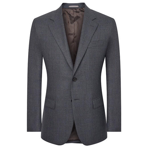 Angel Bird wool suit (single top) men's formal suit jacket EBB243238U volcanic ash plaid 46B