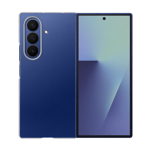 三星 Samsung Galaxy Z Fold7原装透明保护壳 手机套 原厂手机壳 多功能保护套保护膜套装 透明色