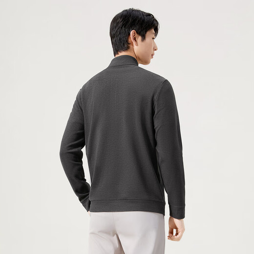 Qipai 7A Antibacterial 2A Anti-mite/Far Infrared Fever Men's Xinjiang Cotton Warm Half Cardigan Pullover Sweatshirt