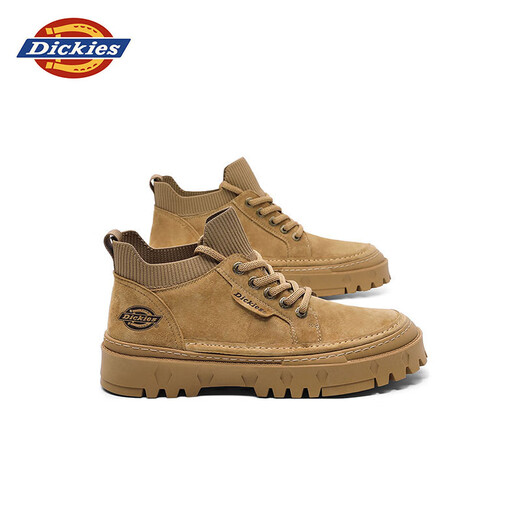 Dickies Martin Boots Herrenstiefel 2025 Herbstschuhe Herren trendige All-Match-Stiefel Herren-Low-Top-Arbeitsstiefel Herrenschuhe hellbraun 42 [Einen Größe groß, geeignet für Sportschuhe 43]