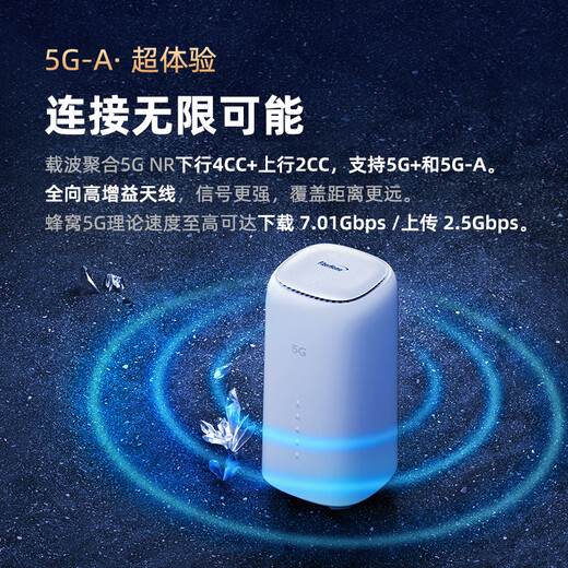 FiberHome烽火5G CPE Pro 2移动路由器 SIM卡插卡上网 全频段 支持5G-A WiFi7 BE5000 2.5G网口【2025新款】